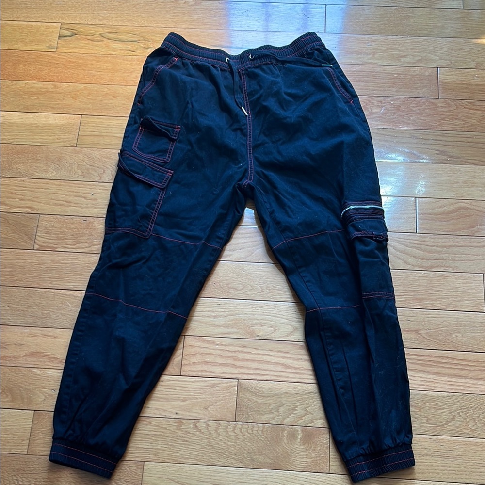 Men's Black Cargo Pants
